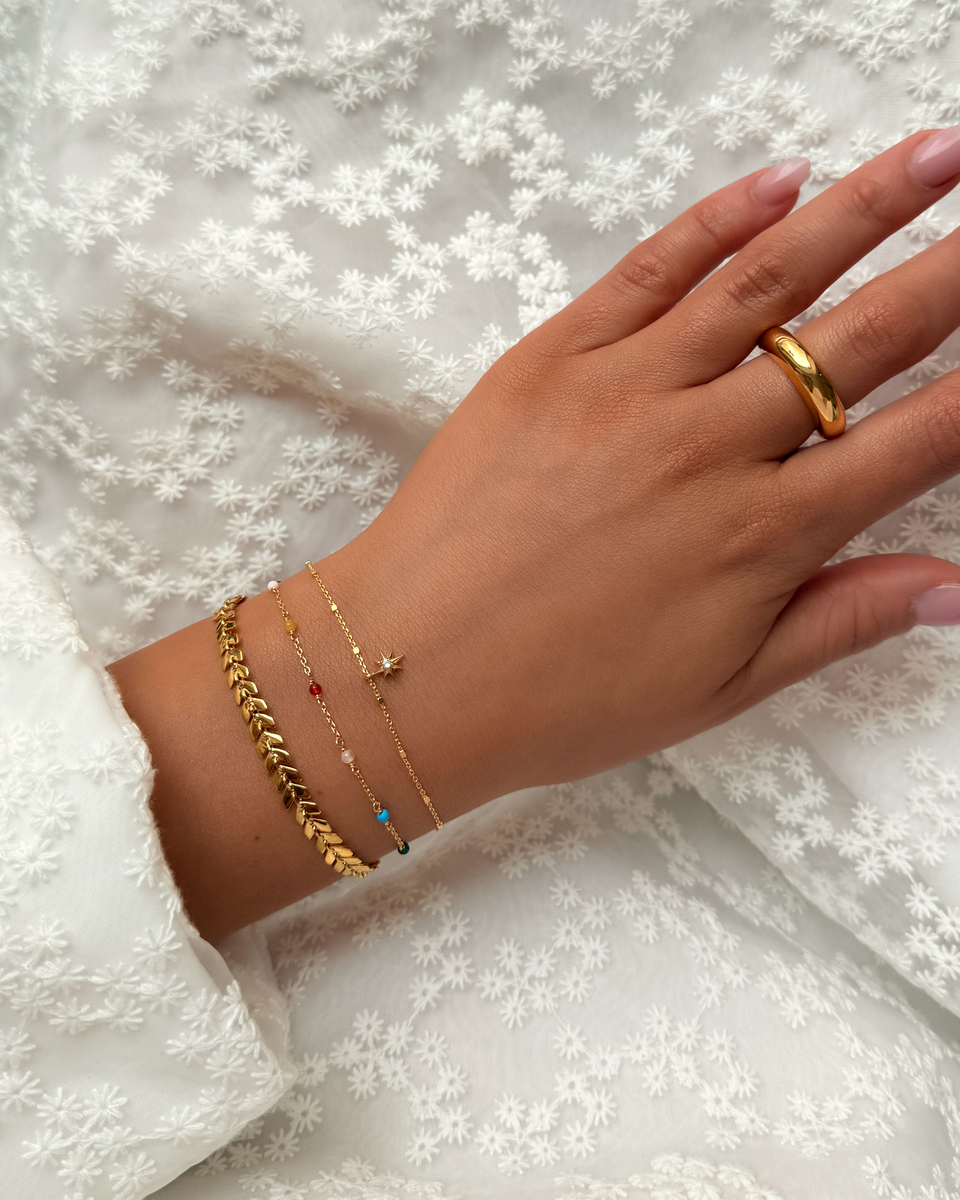 North Star Bracelet Gold