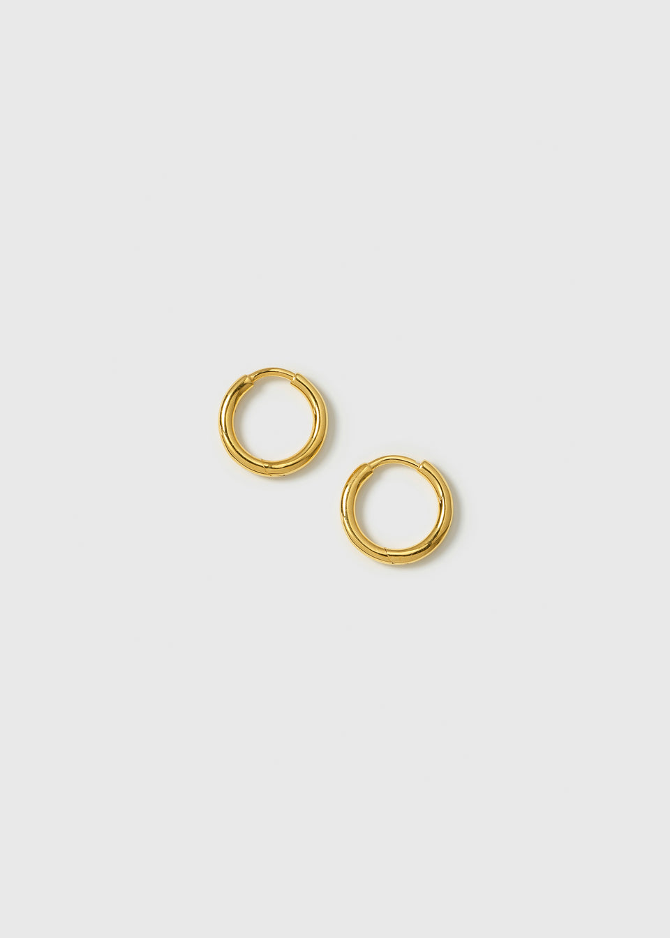 Beloved Fat Small Hoops Gold