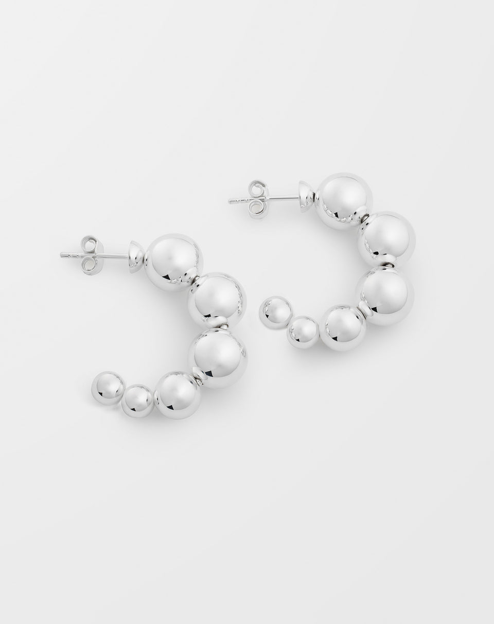 Universe earrings silver