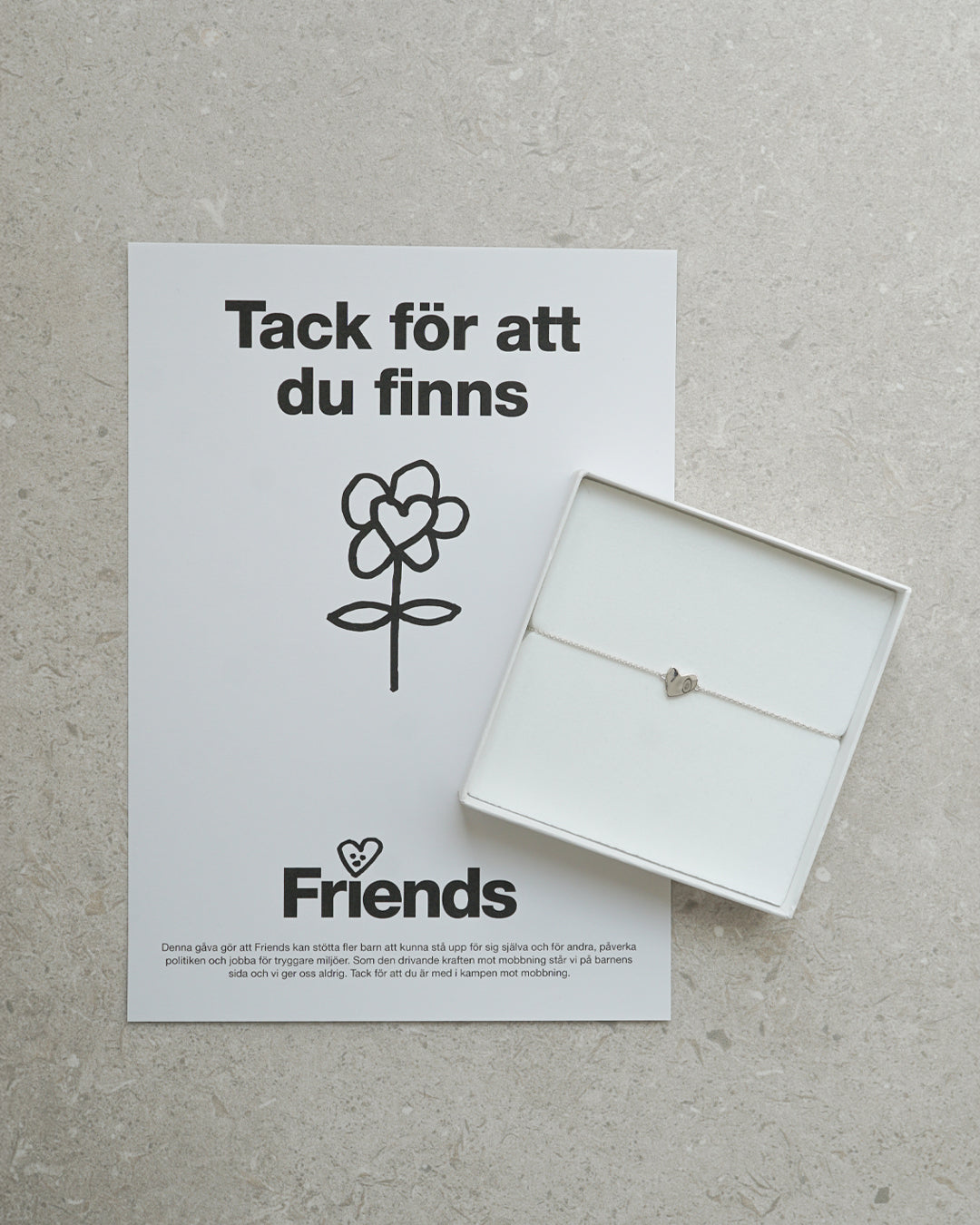 Friends Bracelet Silver & Donation
