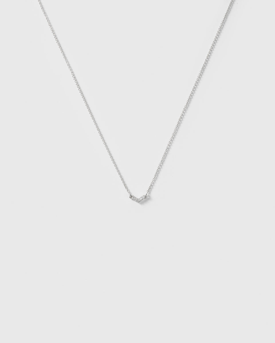 Mini Arrow Necklace Silver