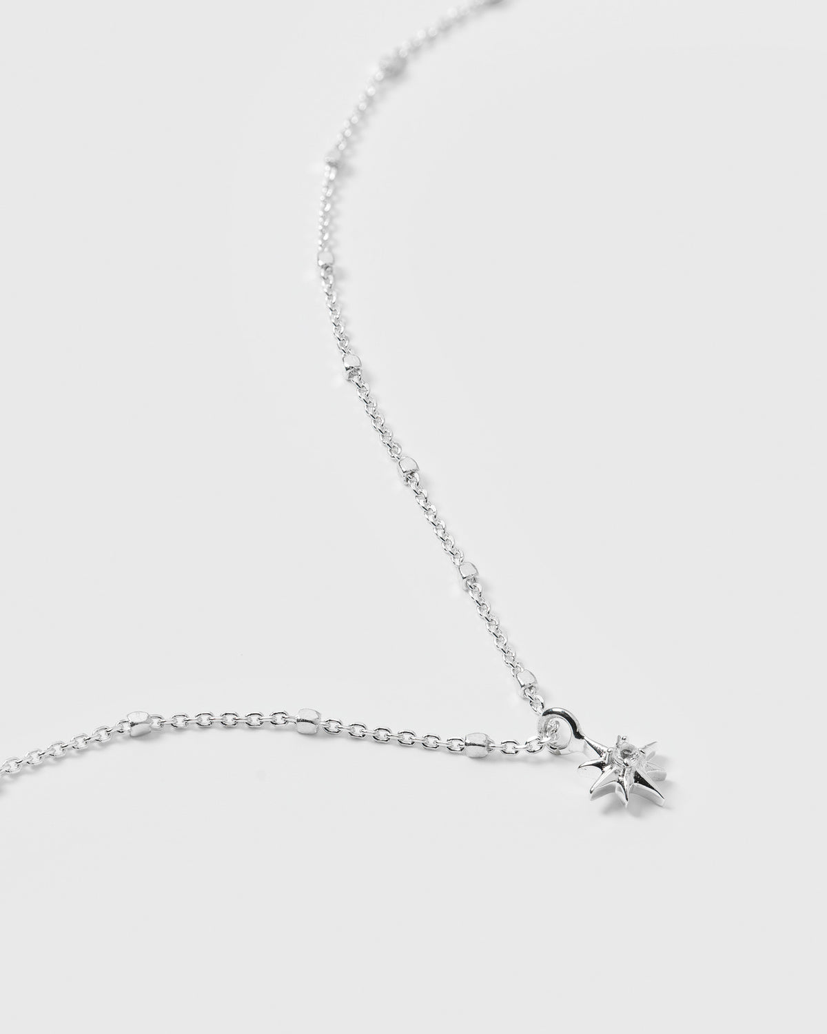 North Star Necklace Silver
