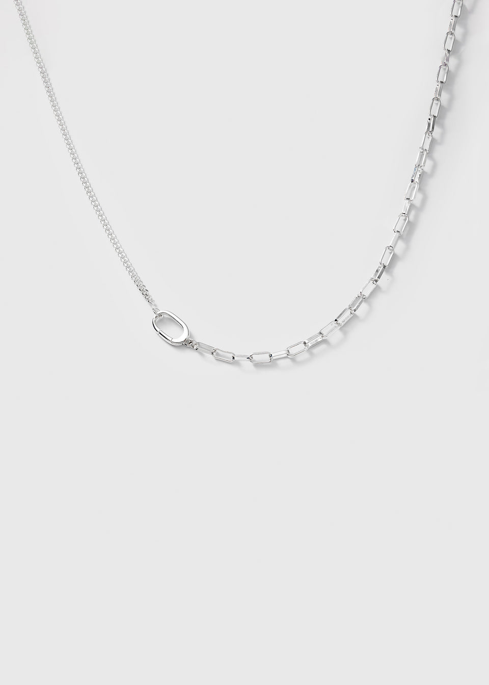 Harvey Heavy Necklace Silver