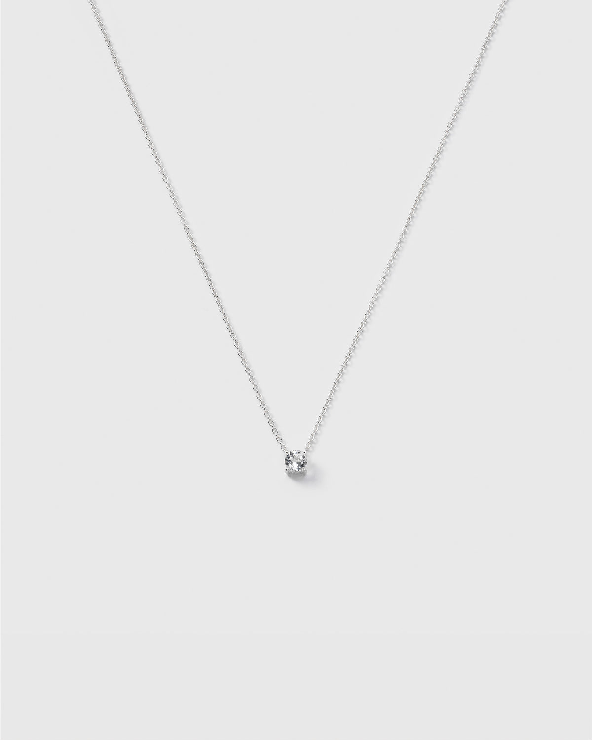 Minimalistica Solo Nova Necklace Silver