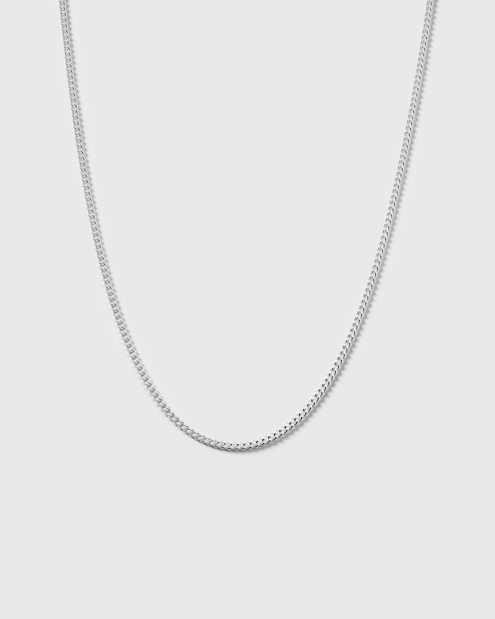 Beloved Short Curb Chain Silver - Main Image
