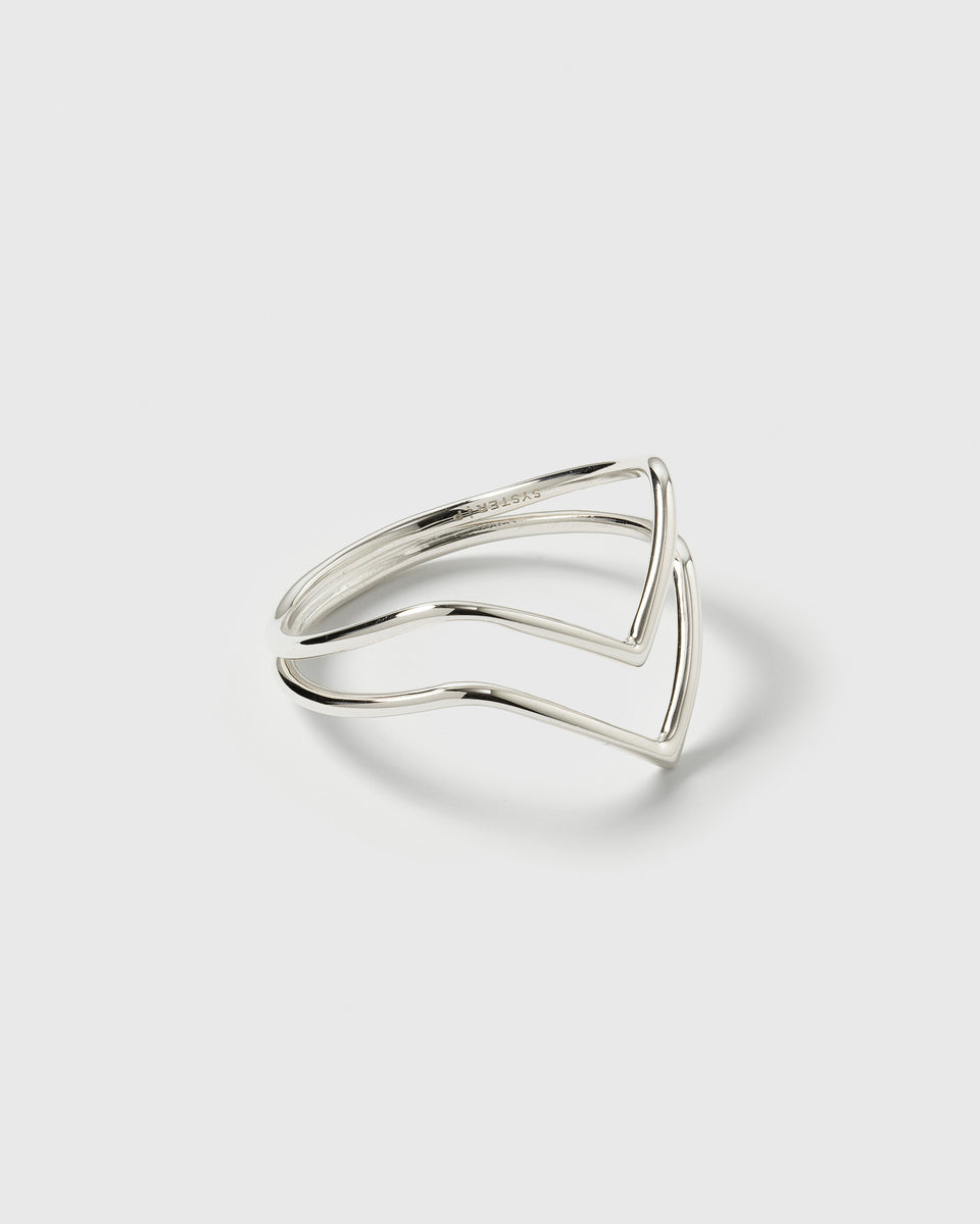 Tiny Arrow Ring Silver