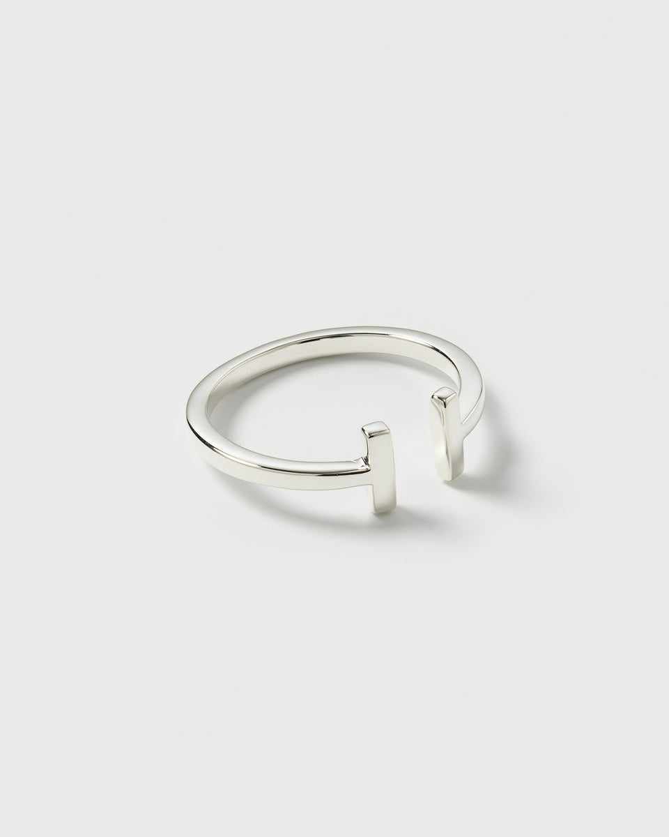 Strict Bar Ring Silver