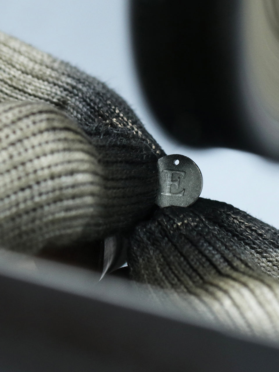 Our Beloved Letter being polished by hand at one of our factories in India.