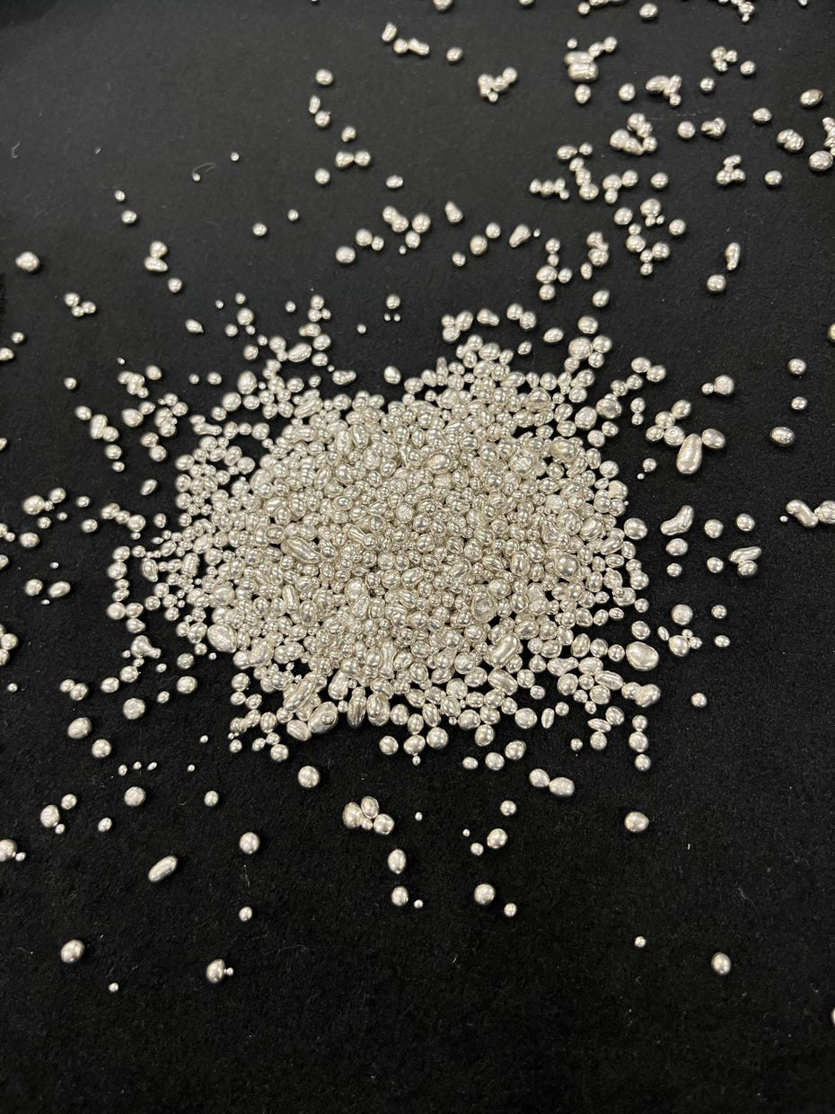 Our jewelry is handmade and made of 100% recycled sterling silver.