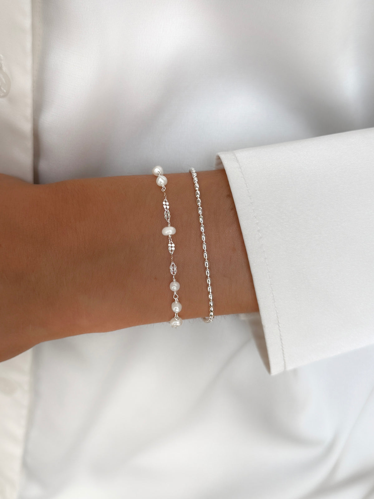 Aurelia & Lunetta Bracelet Set Silver