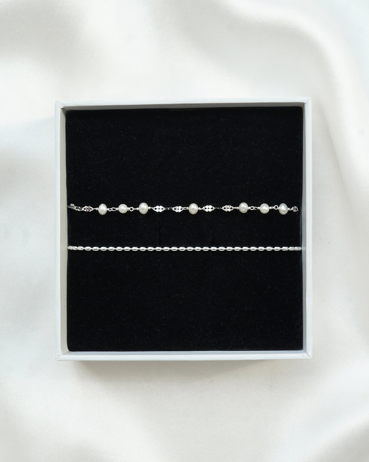 Aurelia & Lunetta Bracelet Set Silver