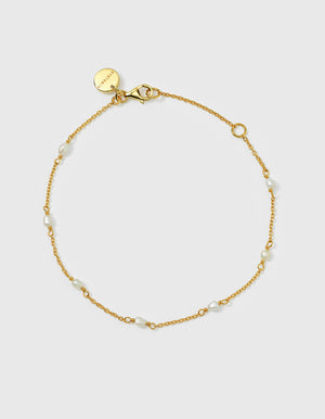 Treasure Multi Pearl Bracelet Gold