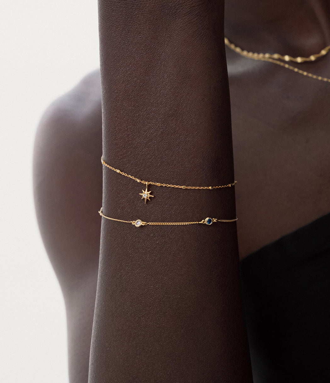 North Star Bracelet Gold - Star bracelet from Syster P