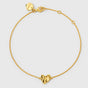 Friends Heart Bracelet Gold