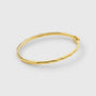Cavelle Structured Bangle Gold