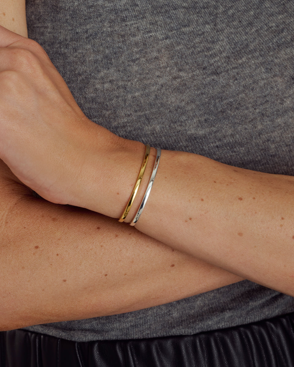 Cavelle Plain Bangle Gold