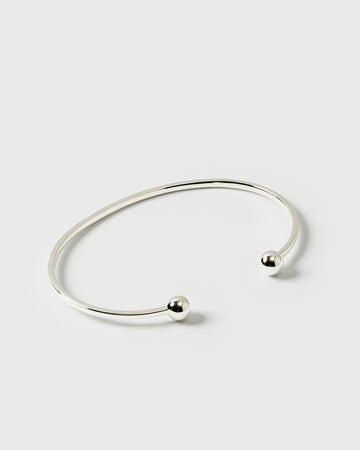 Strict Ball Bangle Silver