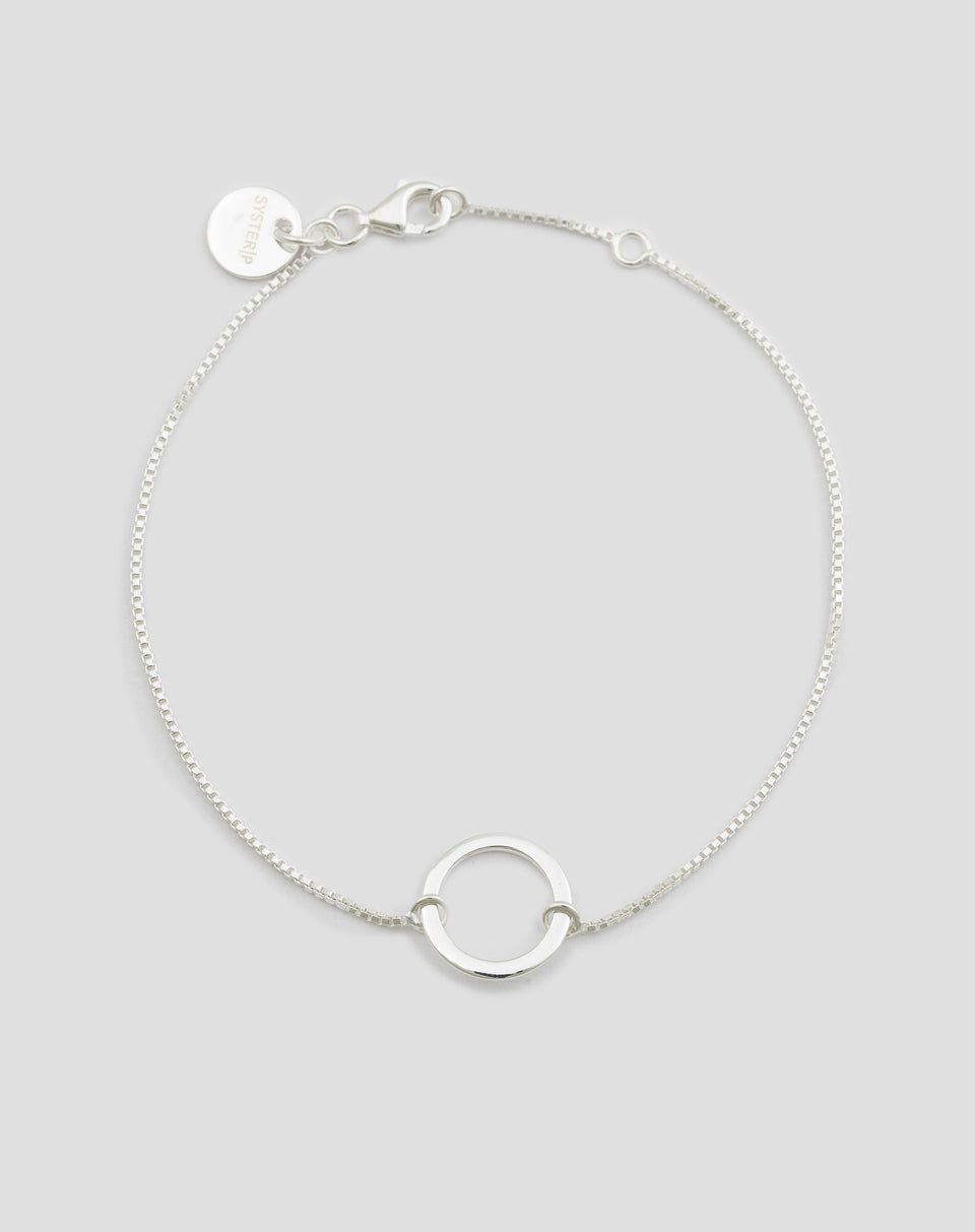 Minimalistica Ring Bracelet Silver
