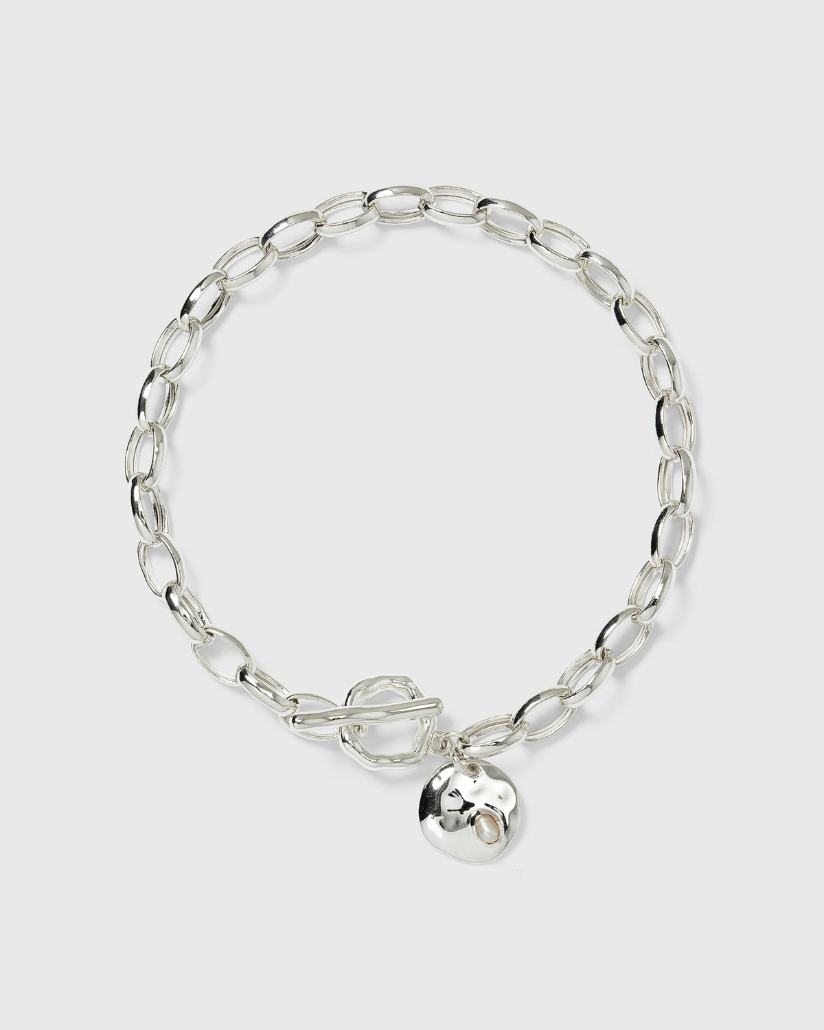 Paxton Heavy Bracelet Silver