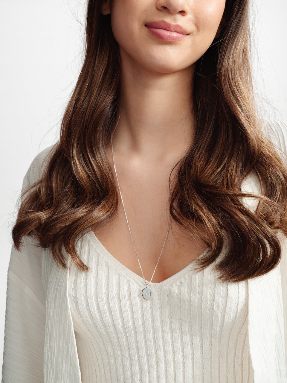 Beloved Big Letter Silver