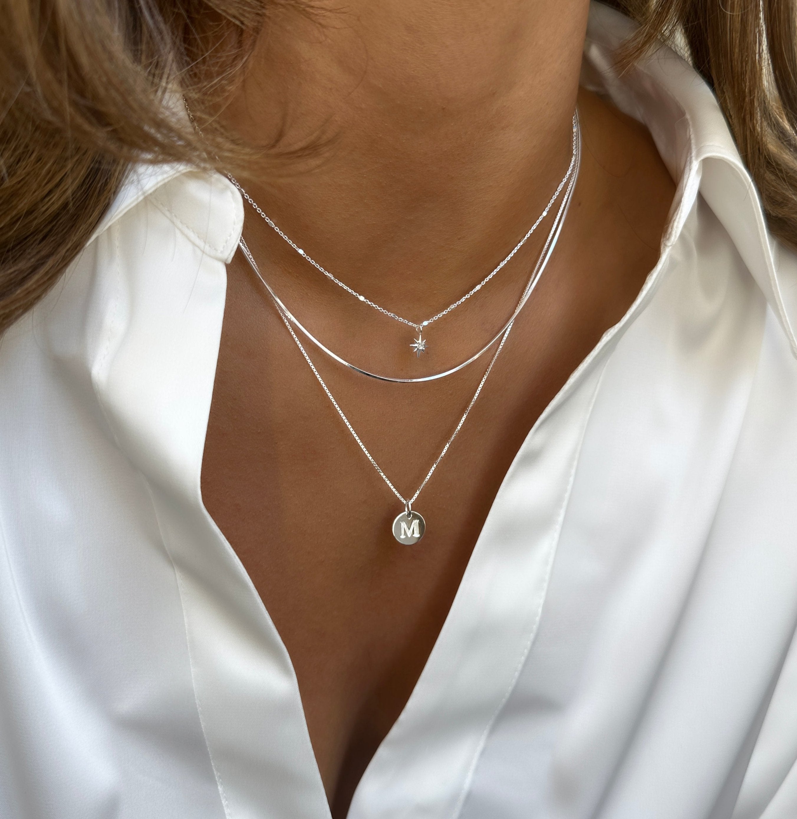 Beloved Medium Box Chain Silver - Sterling silver box chain | Syster P