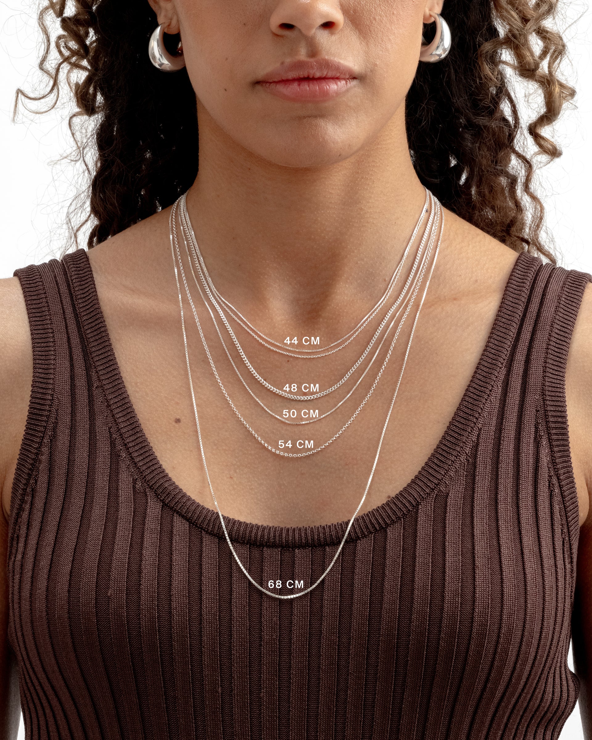 Beloved Long Box Chain Silver