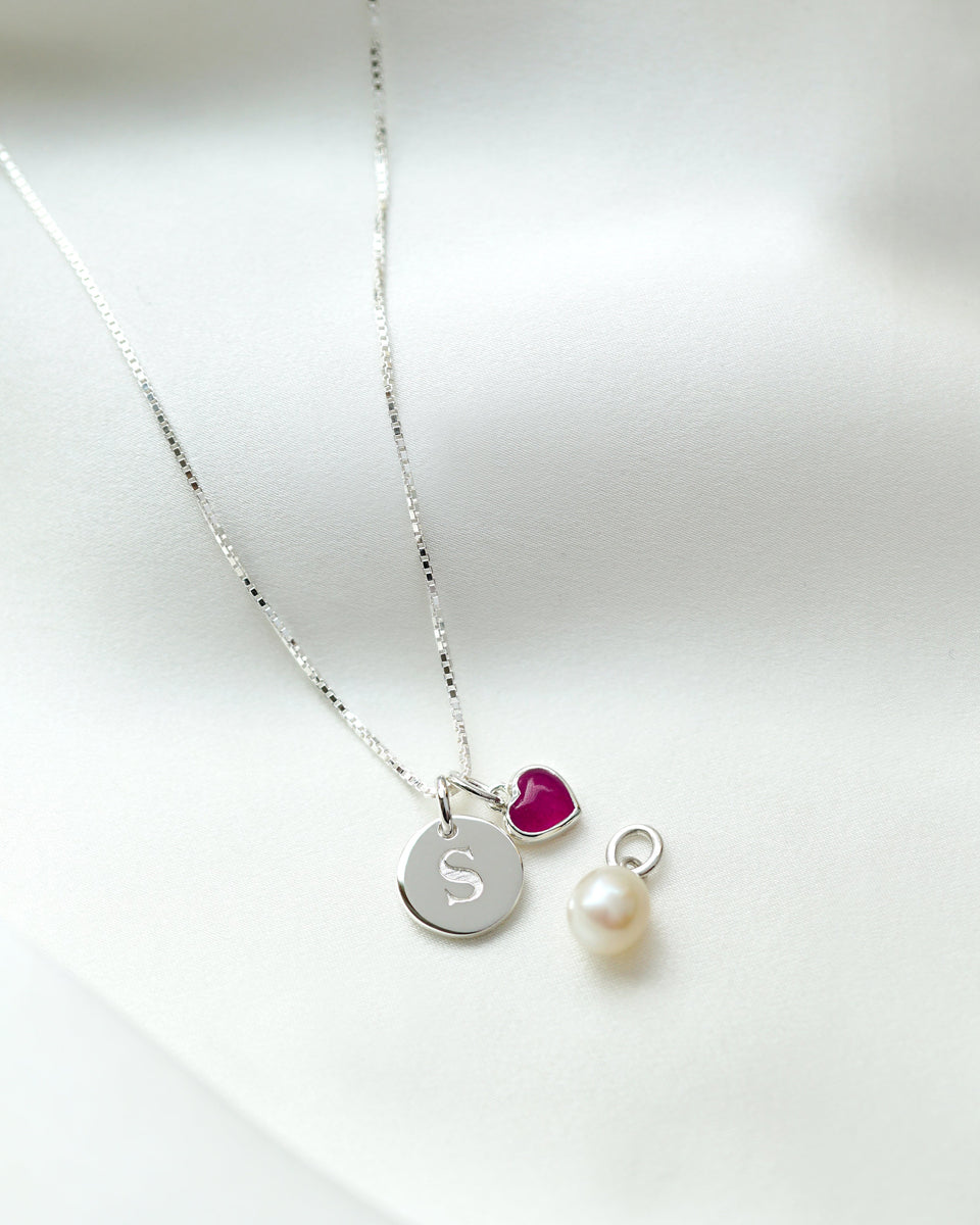 Beloved Heart Pendant Silver