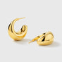 Bolded Earrings Gold