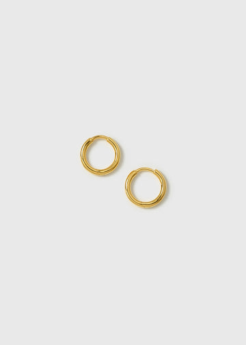 Beloved Fat Small Hoops Gold