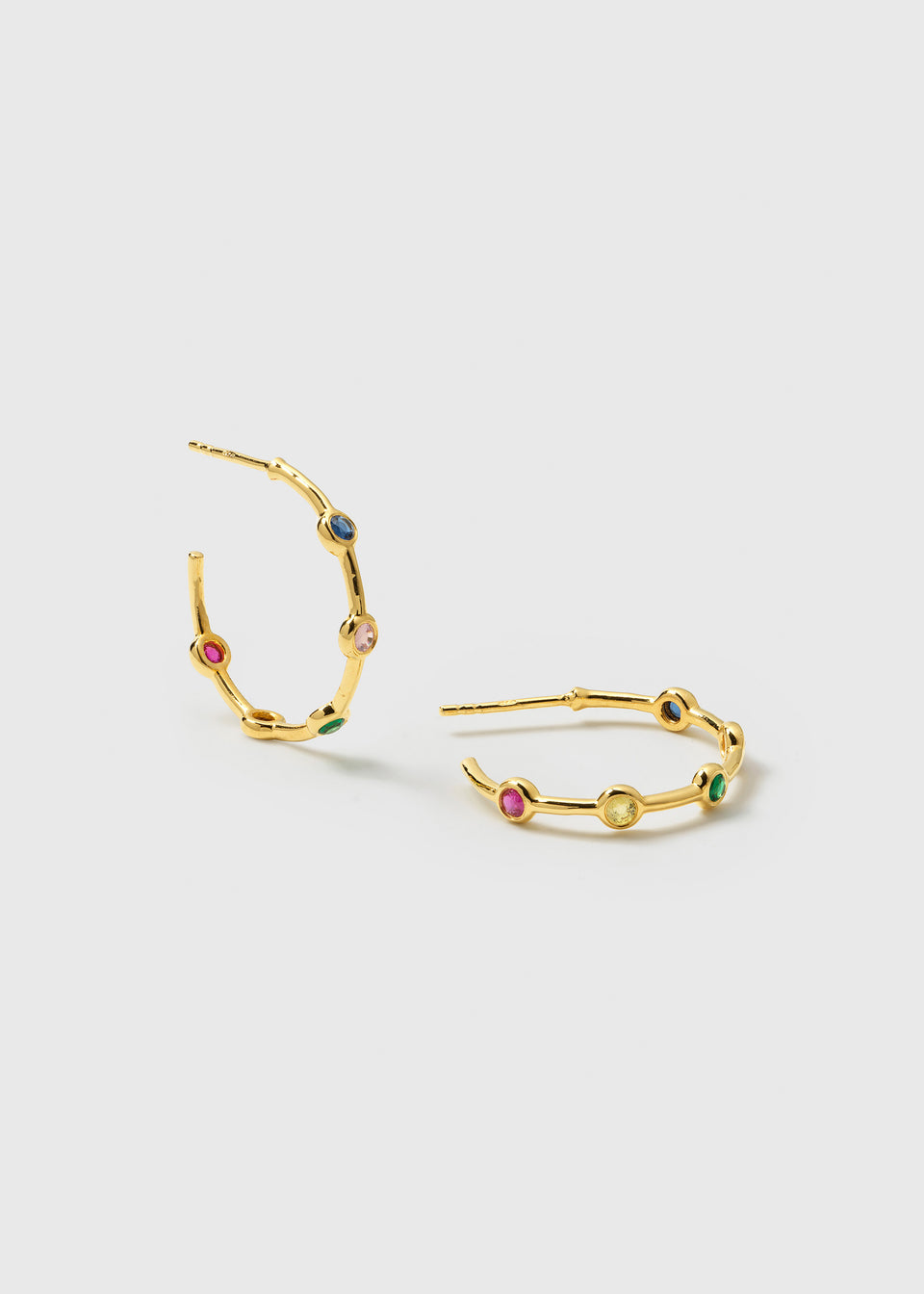 Treasure Shimmer Hoops Gold