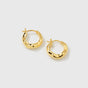 Bolded Wavy Earrings Gold