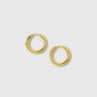 Beloved Fat Medium Hoops Gold