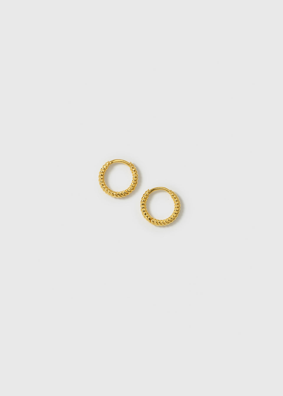 Beloved Twisted Small Hoops Gold