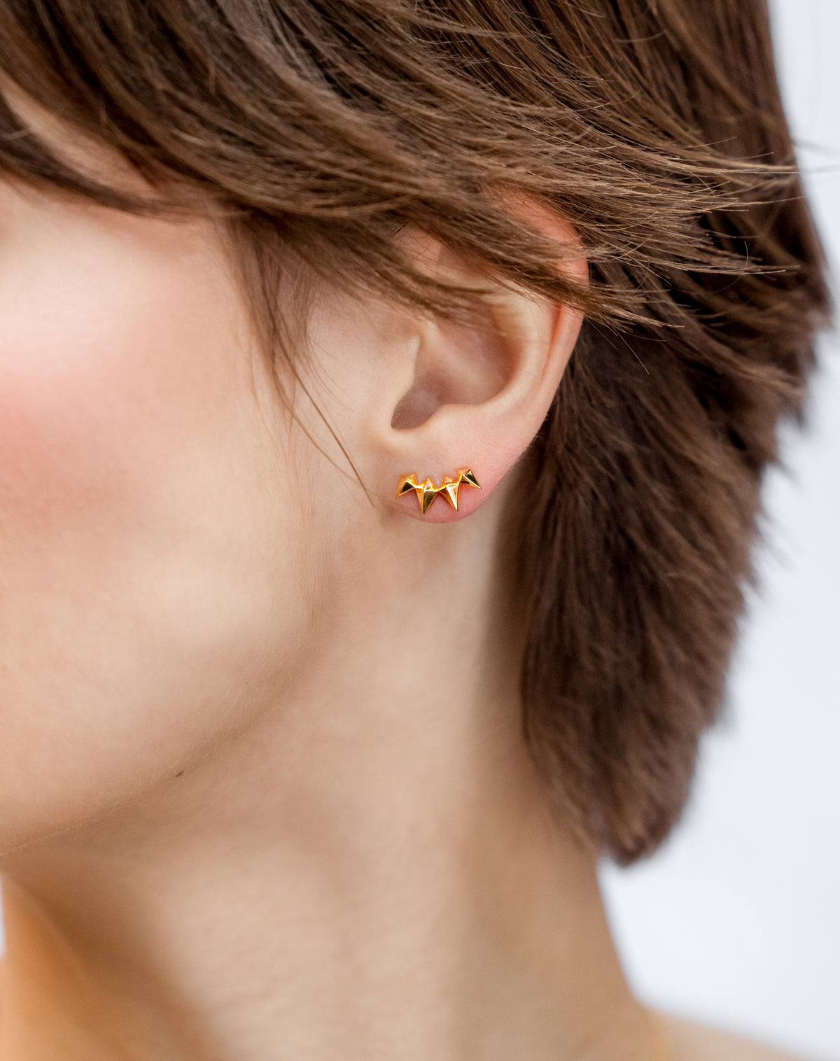 Uma Climber Earrings Gold