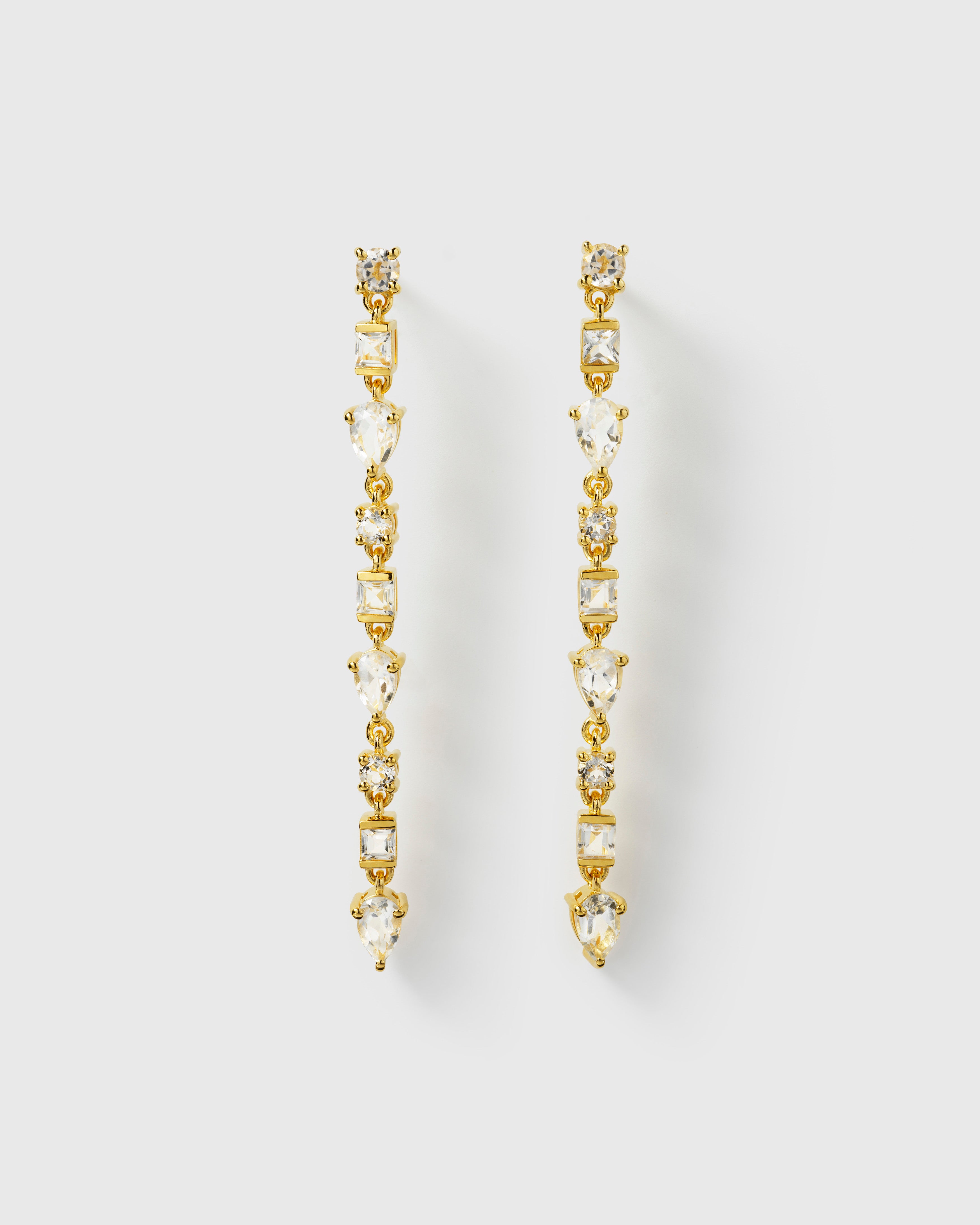 Pam Long Earrings Gold