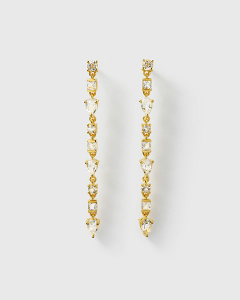 Pam Long Earrings Gold