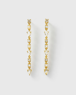 Pam Long Earrings Gold