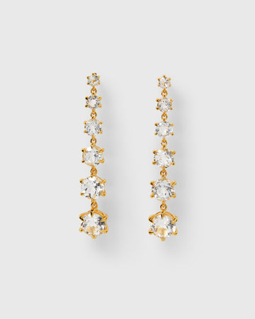 Valora Long Earrings Gold