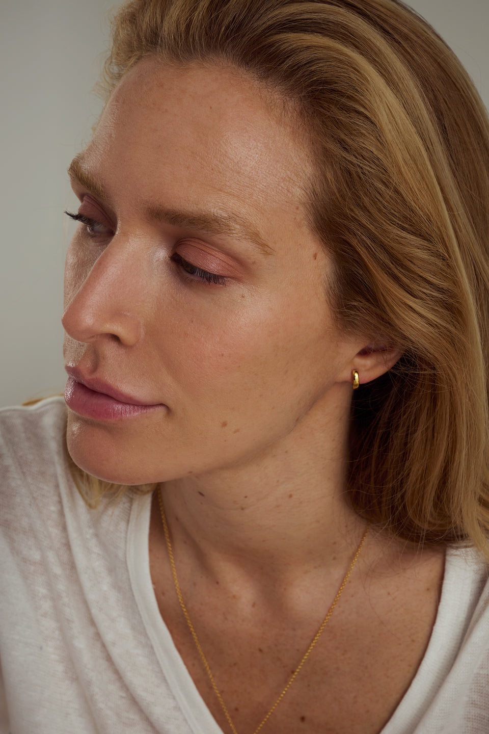 Cavelle Small Plain Hoops Gold