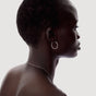 Beloved Medium Hoops Silver