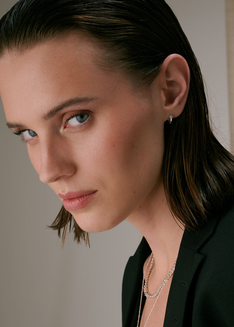 Mini Princess Hoops Silver