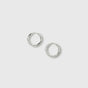 Beloved Fat Small Hoops Silver