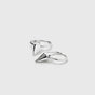 Harvey Small Spike Hoops Silver