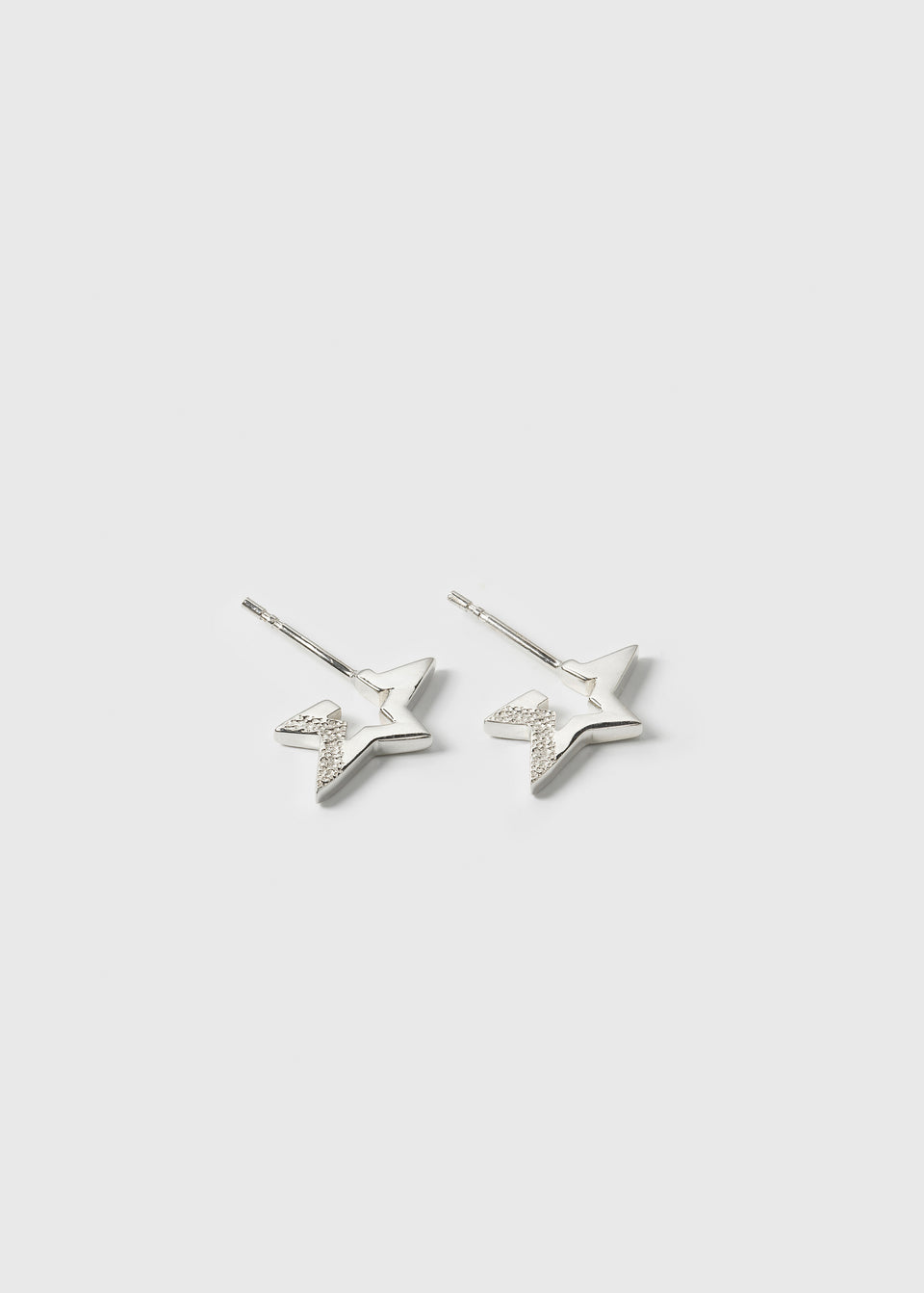 Megastar Small Earrings Silver