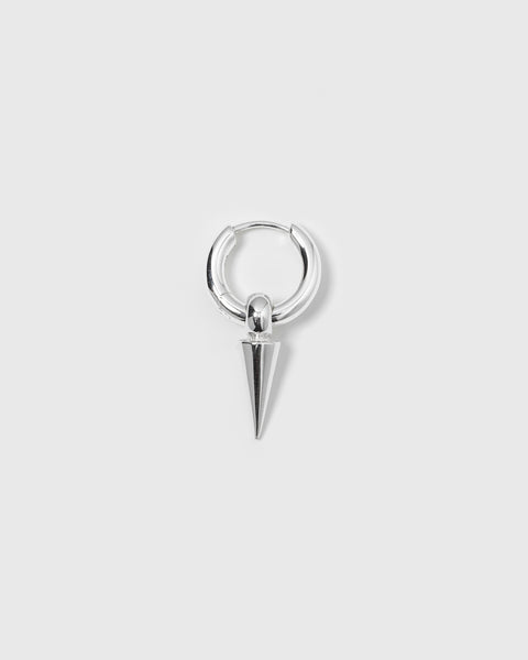 Juno Single Hoop Silver