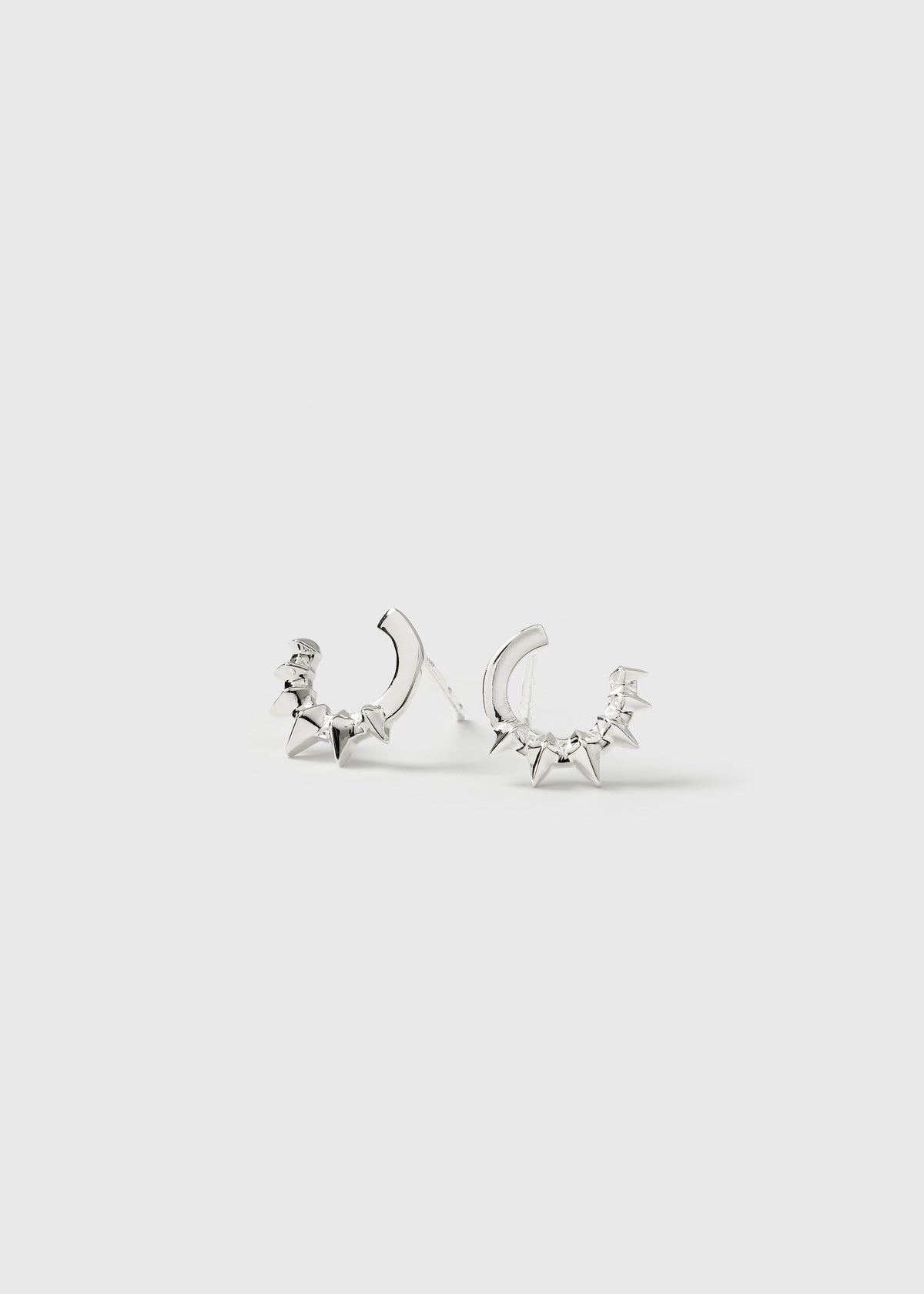 Uma Circle Earrings Silver