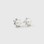 Florentina Pearl Studs Silver