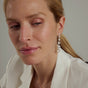 Valora Long Earrings Silver
