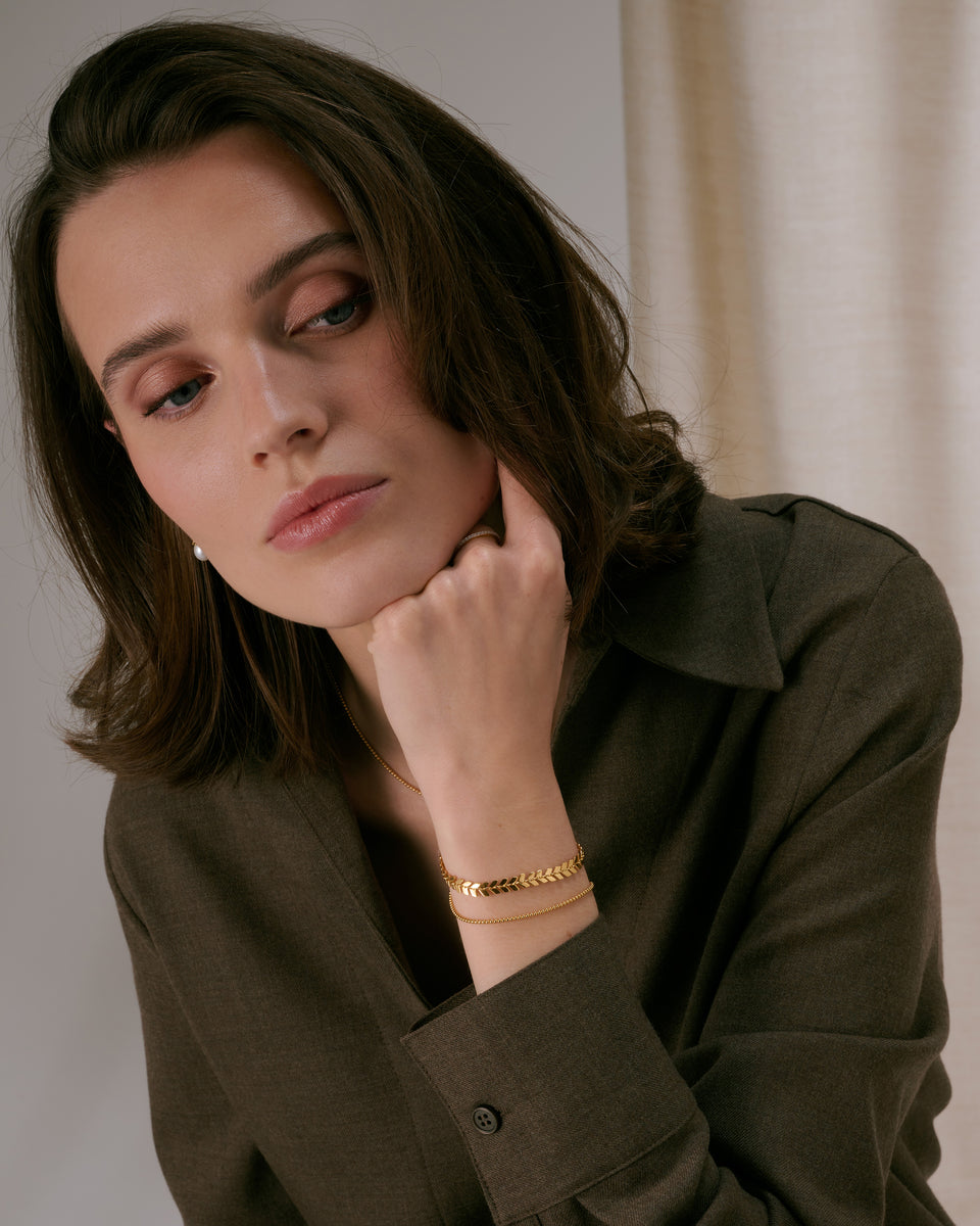 Sheer Doria Bracelet Gold