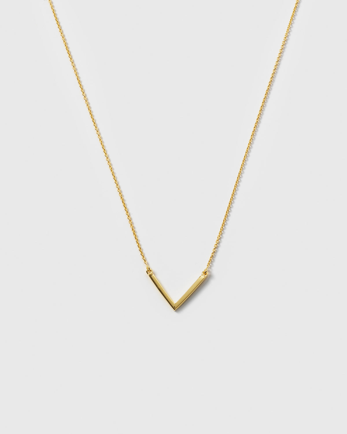 Strict V Necklace Gold